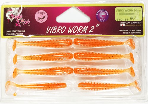   Crazy Fish VIBRO WORM 2