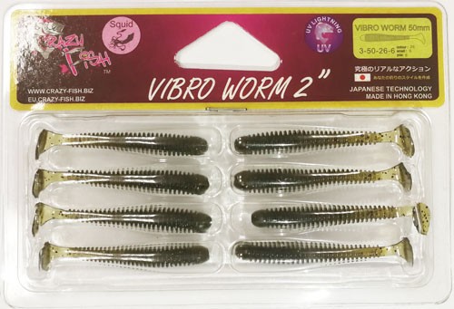   Crazy Fish VIBRO WORM 2