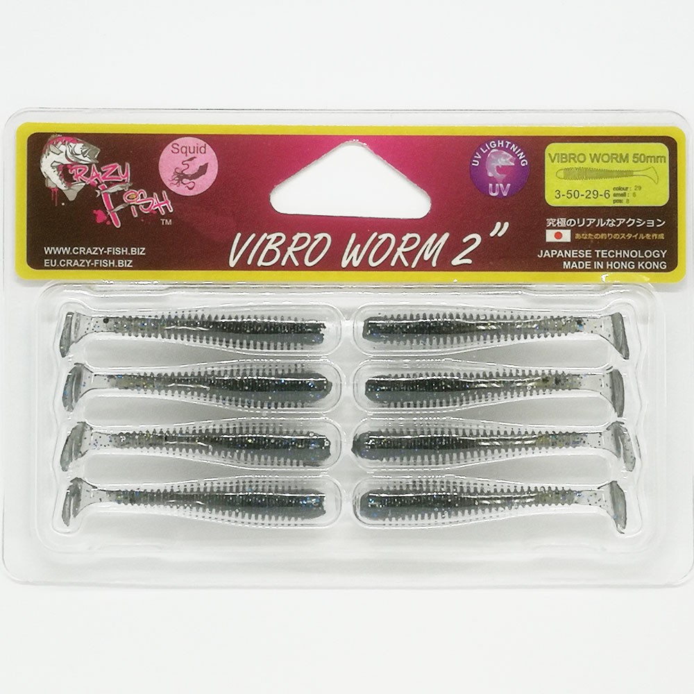   Crazy Fish VIBRO WORM 2