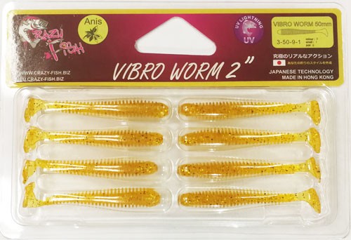   Crazy Fish VIBRO WORM 2