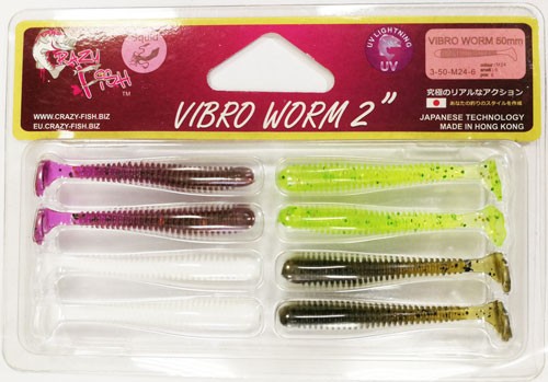   Crazy Fish VIBRO WORM 2