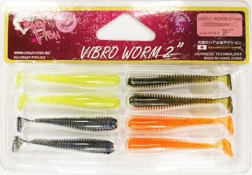   Crazy Fish VIBRO WORM 2