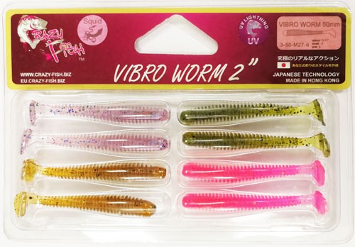   Crazy Fish VIBRO WORM 2