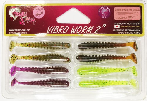   Crazy Fish VIBRO WORM 2