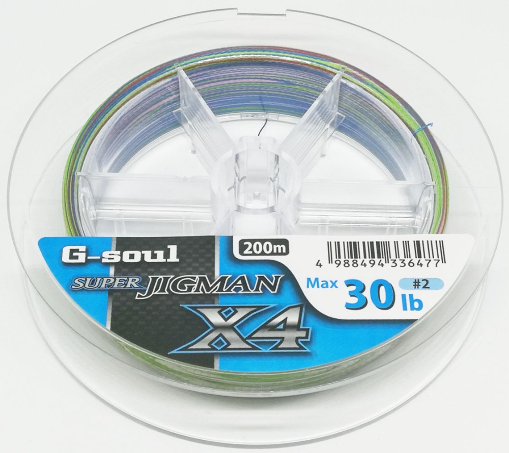   YGK line New G-Soul Super Jigman X4 200 m-0.6- 12lb (4,1)