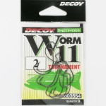 Крючок Decoy офсетный Worm 11 #2 (9 шт.)