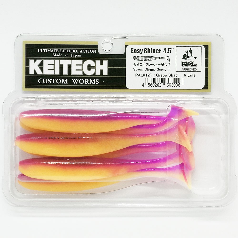 �������� ����������� Keitech Easy Shiner 4.5 PAL#12T Grape Shad