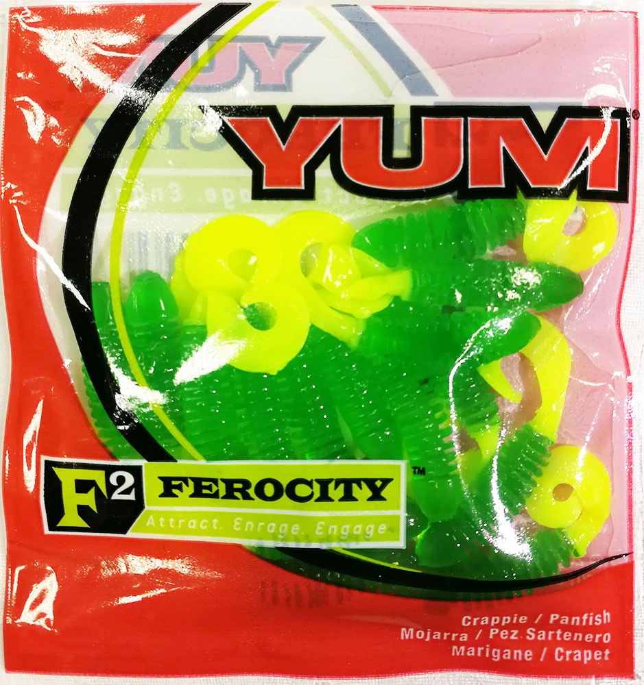   YUM Wooly Curltail 1.5 (. 15 .) YUMWCT1302 LEMON LIME