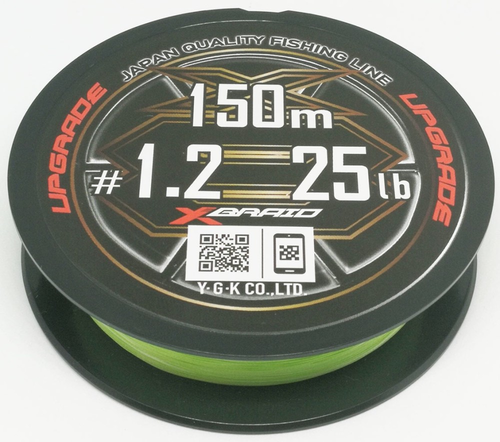  YGK X-Braid Upgrade X8 150 Green #1.5, 0.205, 30lb, 13.5