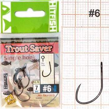   HITFISH Trout Saver Single Hook ( ) 6
