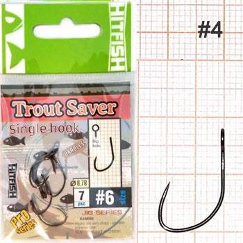   HITFISH Trout Saver Single Hook ( ) 4