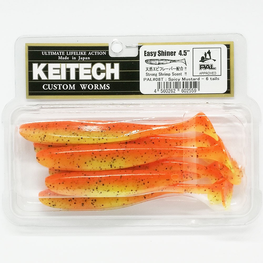 �������� ����������� Keitech Easy Shiner 4.5 PAL#08T Spicy Mustard