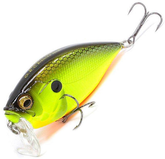  Megabass Over Rev Crank 5,8 10.6 Burning Shad Black Back Chart