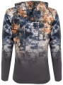 Футболка FHM Mark Hoodie V2 Принт серо-оранжевый/серый XS