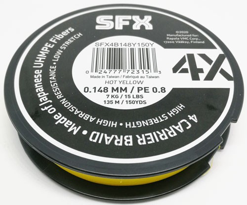   Sufix SFX 4X  135  0.285  18  PE 3