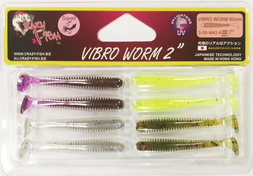   Crazy Fish VIBRO WORM 2