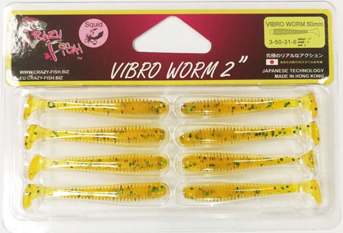   Crazy Fish VIBRO WORM 2