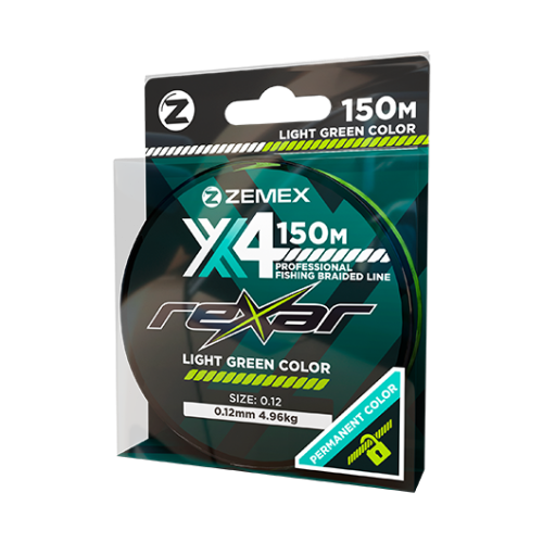   ZEMEX REXAR X4 150 m, d 0.12 mm, light green