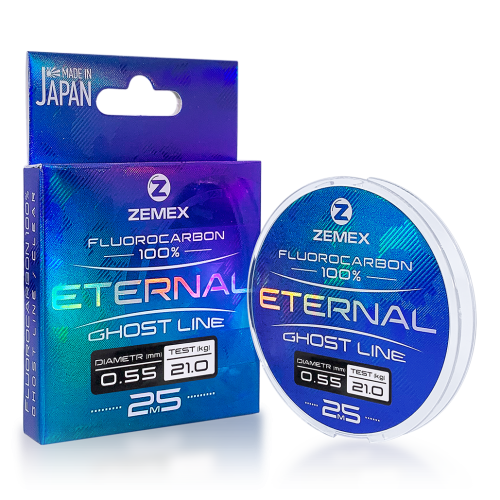  ZEMEX ETERNAL 100% FLUOROCARBON 25 m, d 0.115 mm, 1.1 kg, clear