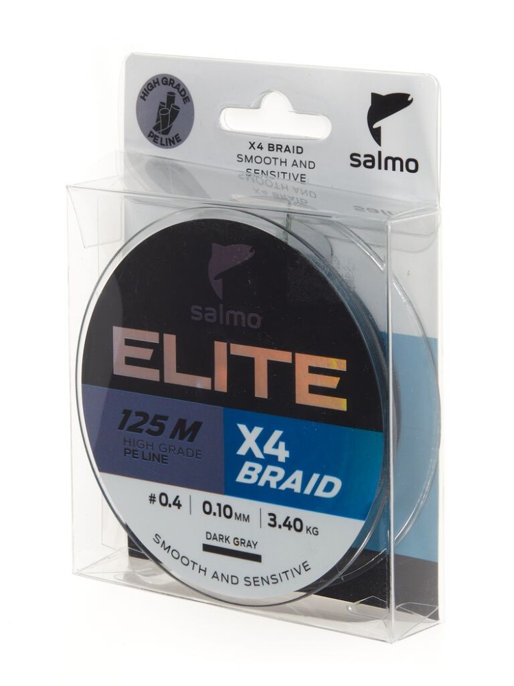   Salmo Elite 4 BRAID Dark Gray 125/008