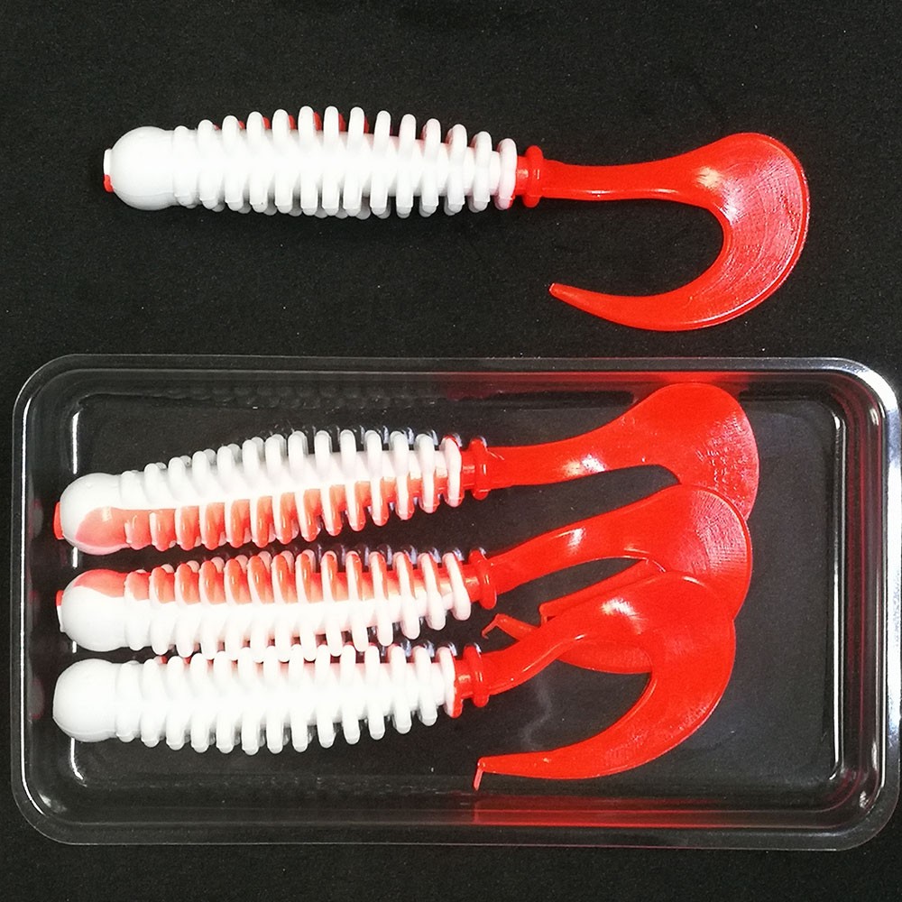   Boroda Baits PHANTOM 110 mm / (White/Red)