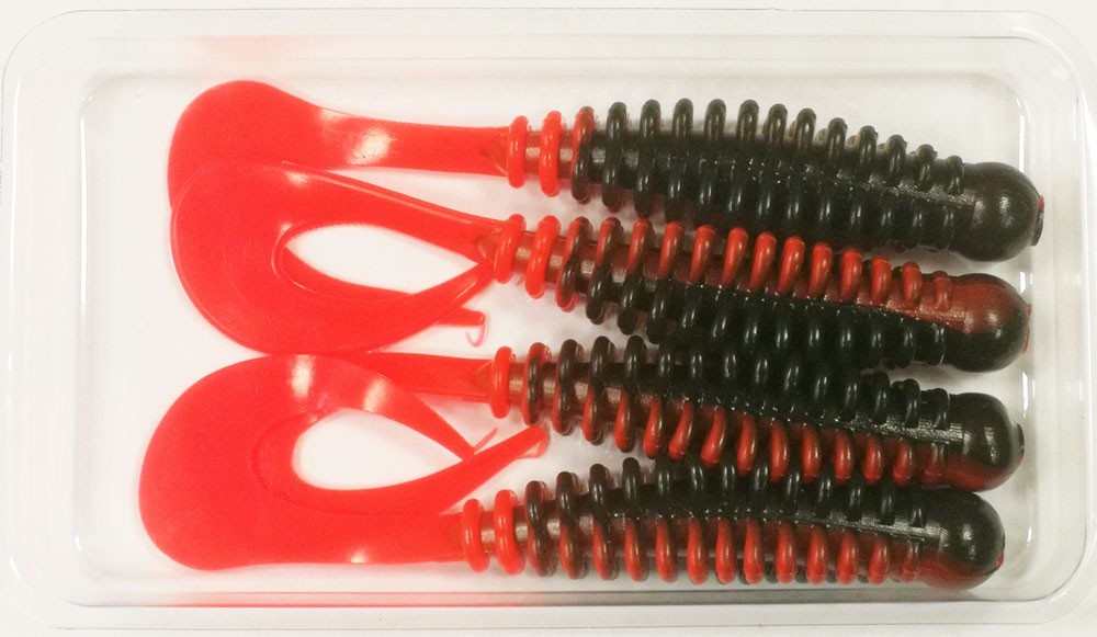   Boroda Baits PHANTOM 110 mm  / (Motor Oil/Red)