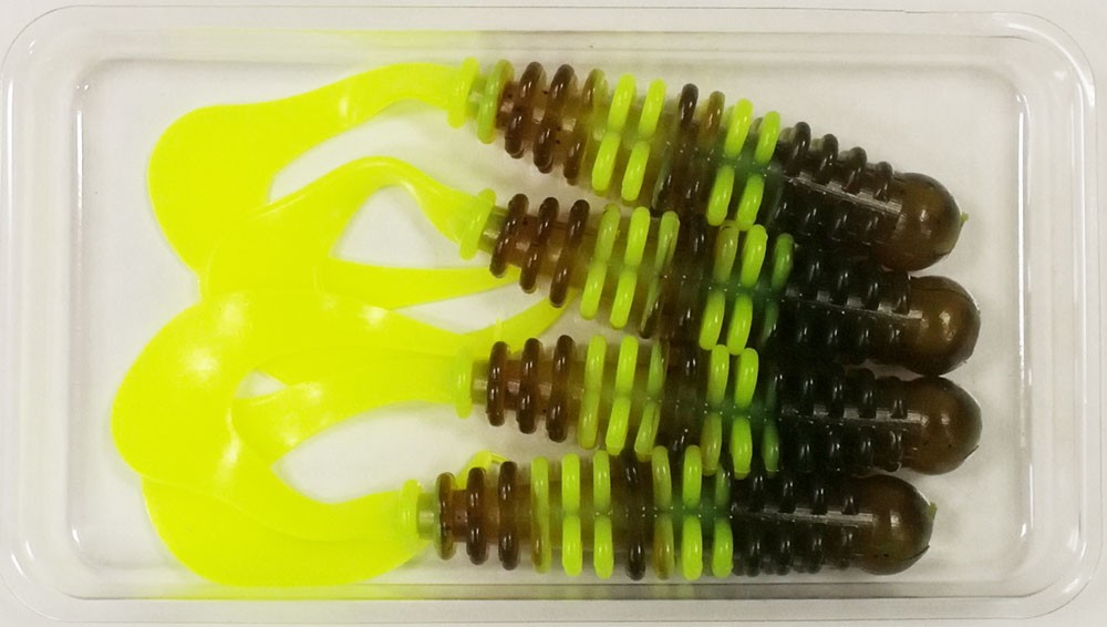   Boroda Baits PHANTOM 110 mm  / (Motor Oil/Lemon)