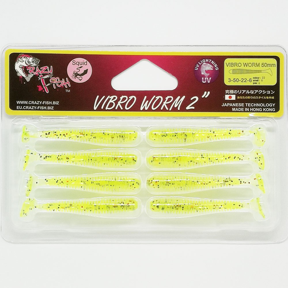   Crazy Fish VIBRO WORM 2