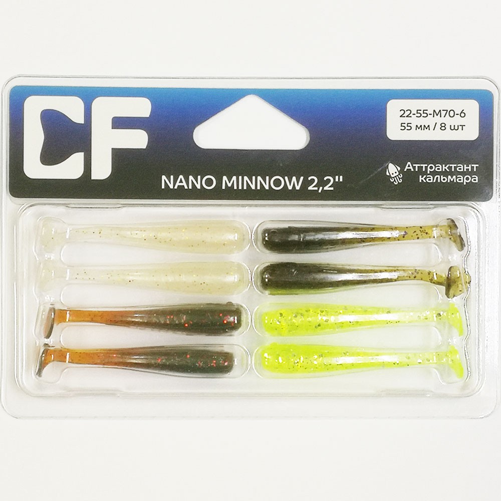 ����������� �������� Crazy Fish NANO MINNOW 2.2 22-55-M70-6