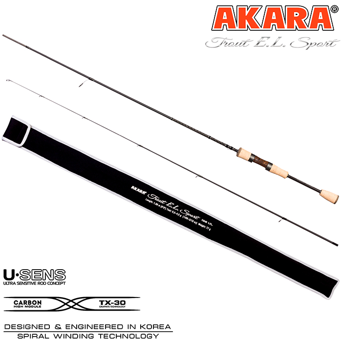  Akara Trout E.L Sport UL (0,5-4,5) 1,98    