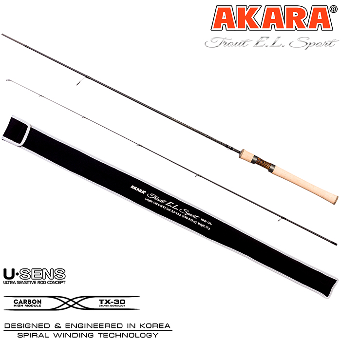  Akara Trout E.L Sport UL (0,5-4,5) 1,98    