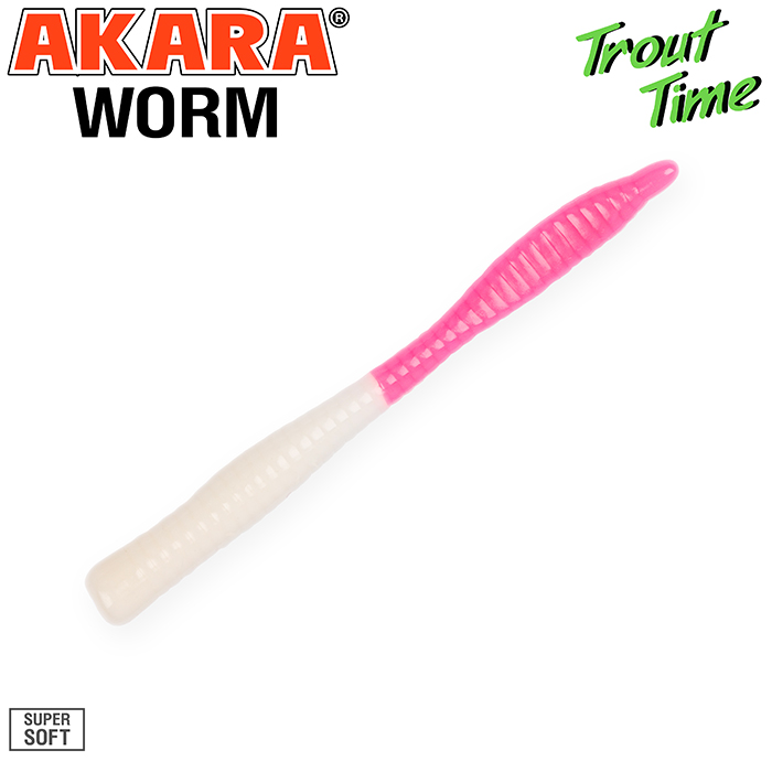   Akara Trout Time WORM 3 Shrimp 457 (10 .)