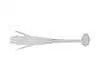 Силиконовая приманка Berkley Powerbait Original Shrug Minnow 40 white glow