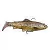 Воблер Savage Gear 4D Trout Rattle Shad 12.5cm 35g 03-Dark Brown Trout