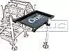Стол COLMIC SIDE TRAY ONE SERIES (50x40cm)