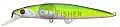 Воблер PONTOON21 Cablista 75F-SMR, 75мм, 4.6 гр., 0.7-1.0 м., №R37 Flashing Chartreuse