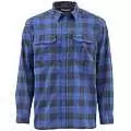 Рубашка Simms Coldweather LS Shirt, XL, Rich Blue Buffalo Plaid