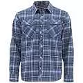 Рубашка Simms Gallatin Flannel LS Shirt, L, Rich Blue Plaid