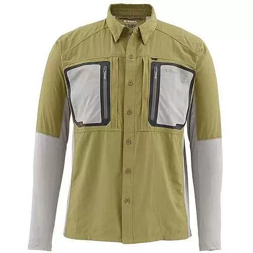 Рубашка Simms Taimen TriComp LS Shirt, XL, Army Green