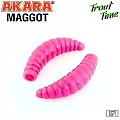 Силиконовая приманка Akara Trout Time MAGGOT 1,3 Cheese 420 (12 шт,)