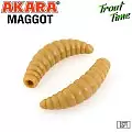 Силиконовая приманка Akara Trout Time MAGGOT 1,3 Cheese 445 (12 шт.)