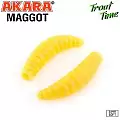 Силиконовая приманка Akara Trout Time MAGGOT 1,3 Cheese 446 (12 шт.)