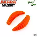 Силиконовая приманка Akara Trout Time MAGGOT 1,3 Cheese 100 (12 шт,)