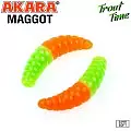 Силиконовая приманка Akara Trout Time MAGGOT 1,6 Cheese 454 (10 шт.)