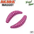 Силиконовая приманка Akara Trout Time MAGGOT 1,3 Cheese 459 (12 ш.т)