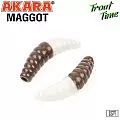 Силиконовая приманка Akara Trout Time MAGGOT 1,6 Shrimp 462 (10 шт.)