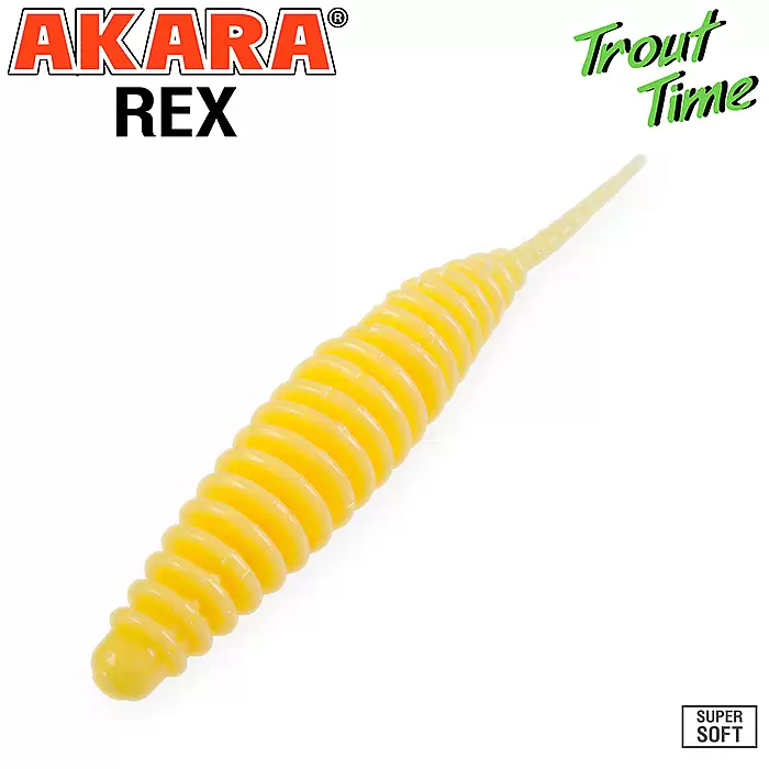 Силиконовая приманка Akara Trout Time REX 2 Tu-Frutti 446 (10 шт.)